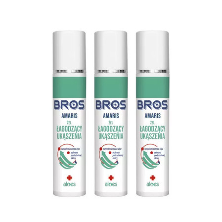 Zestaw: 3x BROS - Amaris - żel łagodzący ukąszenia 50ml