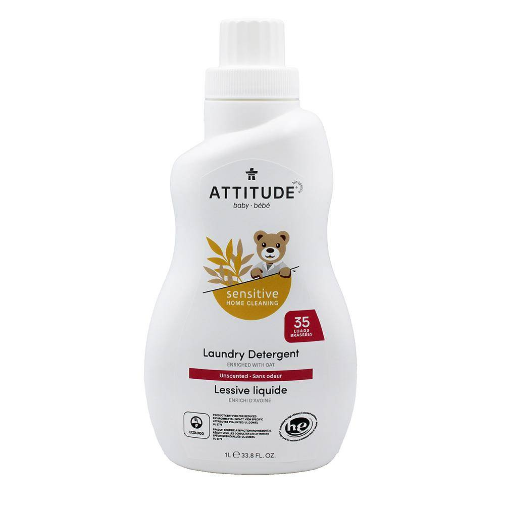 Attitude − Sensitive Skin Baby, delikatny płyn do prania tkanin dziecięcych − 1000 ml