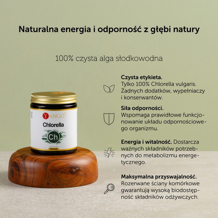 Yango Chlorella 450 mg 90 kaps.