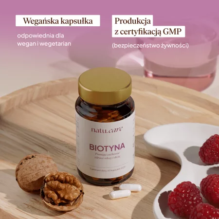 Natu.Care Biotyna 2500 µg + inulina, 60 kap.