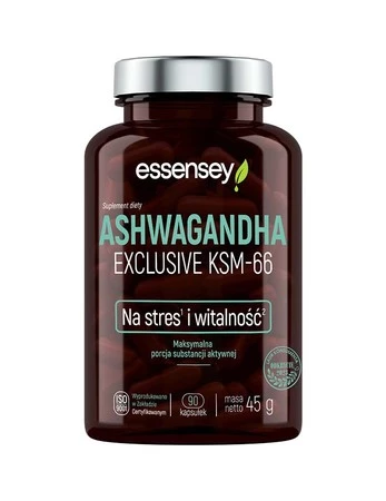 ESSENSEY ASHWAGANDHA EXCLUSIVE KSM-66 90 kap