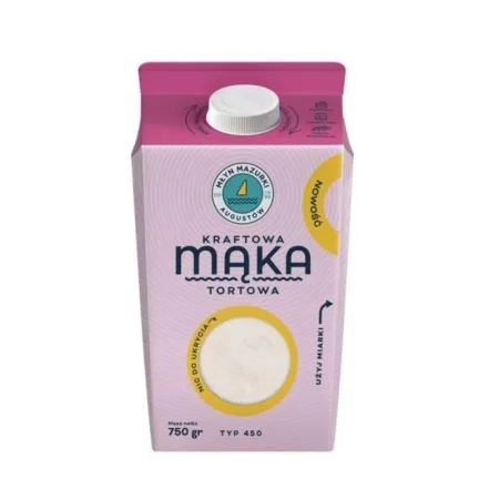 Młyn Mazurki Mąka kraftowa tortowa typ 450 - 750 g