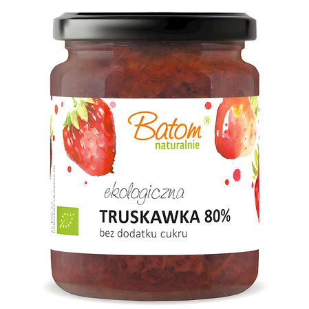 BATOM TRUSKAWKA 80 % B/C BIO 260 g