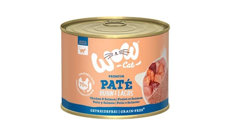 WOW CAT Huhn Lachs - kurczak z łososiem dla dorosłych kotów (200g)