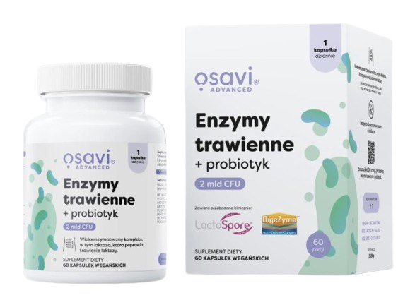 Osavi Enzymy trawienne + probiotyk - 60 kaps. - Nabea.pl