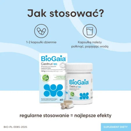 BioGaia Gastrus IBS L. reuteri Gastrus® 60 kaps.