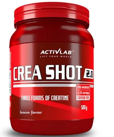 ActivLab CreaShot 2.0 matrix kreatynowy 500g smak cytryna