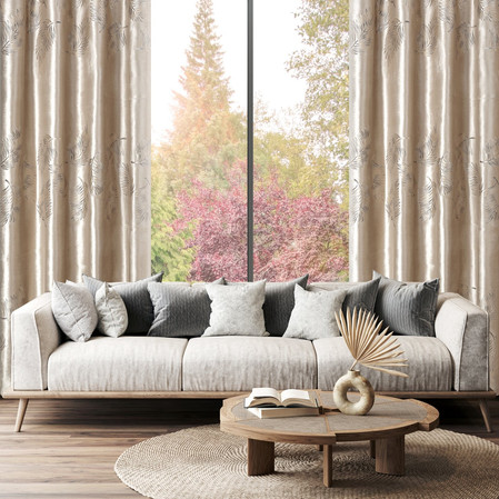 Zasłona 140 x 250 cm ZAS/IDALIA/BEŻ 140X250 PRZEL