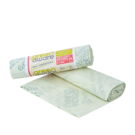 GreenAware, Kompostowalne worki na śmieci 60 L, 5 szt.