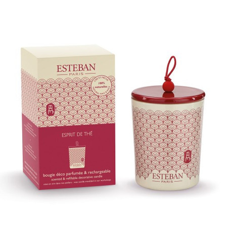 ES-Świeca zapachowa dekoracyjna 180g Esprit de The