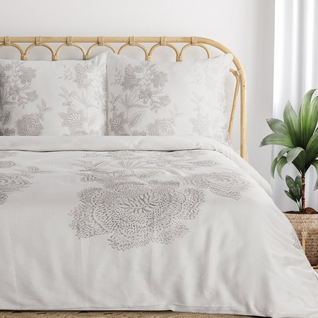 Komplet Pościeli Satynowej Premium27 220 x 200 cm, Biały