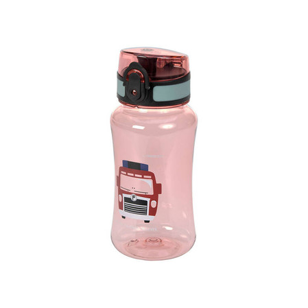Lassig Zestaw śniadaniowy na lunch Lunchbox + Tritanowa butelka - bidon 460 ml Tiny Drivers Wóz strażacki