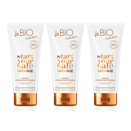 Zestaw: 3x beBIO balsam brązujący 200ml