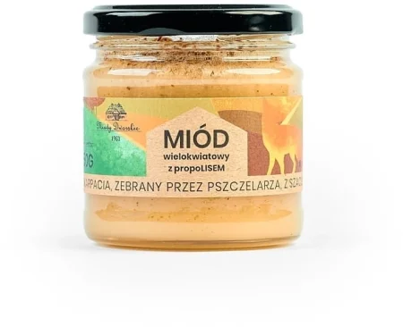 Miody Dworskie Miód z propolisem 250g