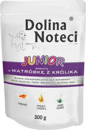 DOLINA NOTECI Premium Junior Wątróbka z królika 300g