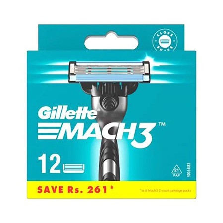 Mach3 wymienne ostrza do maszynki do golenia 12szt