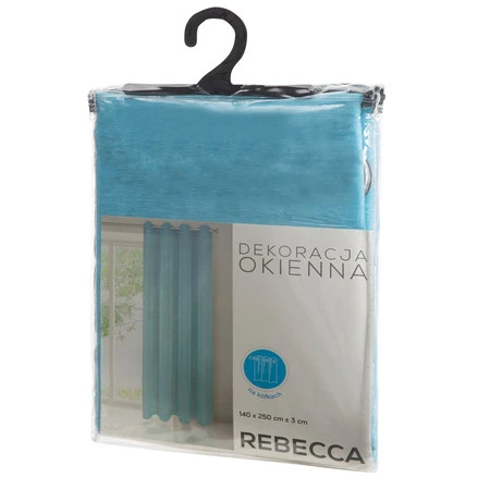 FIRANA GOTOWA REBECCA 140 X 250 CM NIEBIESKI