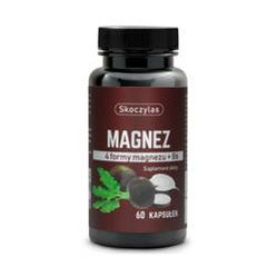 Skoczylas Magnez + B6 czarna rzepa 60 kaps.