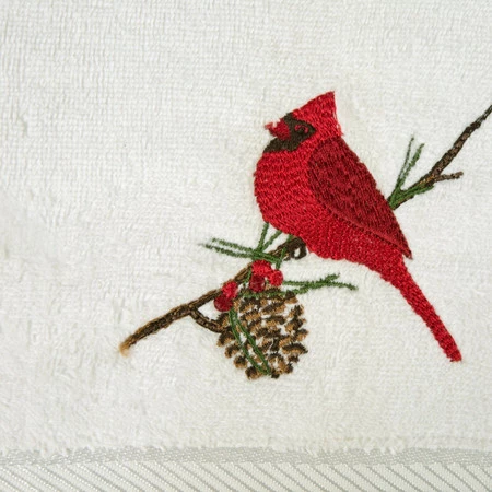 Ręcznik Świateczny Pino 70 x 140 cm, Biały