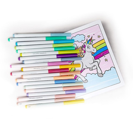 Crayola Super Tips Flamastry mazaki dla dzieci zmywalne pastelowe 20szt.