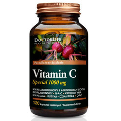 Doctor Life Vitamin C Special 1000mg o przedłużonym działaniu 120 kaps.