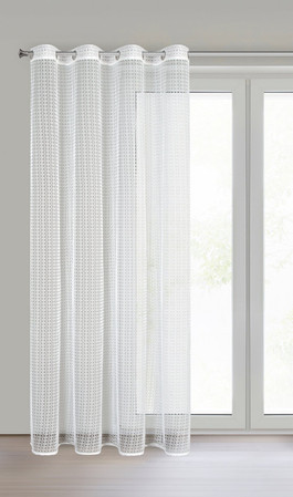 ZASŁONA GOTOWA LARA 140 X 250 CM BIAŁY