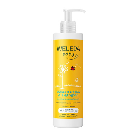 Baby szampon i płyn do mycia ciała z nagietkiem lekarskim 400ml