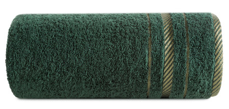 Ręcznik Koral (05), 70 x 140 cm, Ciemnozielony
