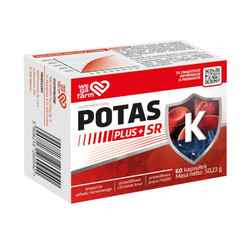 WegaFarm Potas Plus SR 60 kaps.