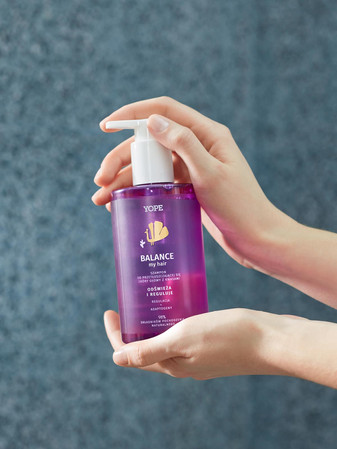 Yope - Balance My hair Szampon do przetłuszczającej się skóry głowy z kwasami 300ml