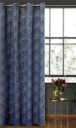 ZASŁONA GOTOWA GOJA 140 X 250 CM GRANATOWY