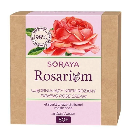 Rosarium 50+ ujędrniający krem różany do twarzy na dzień/na noc 50ml