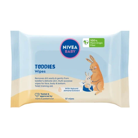 Baby Toddies chusteczki biodegradowalne 57szt
