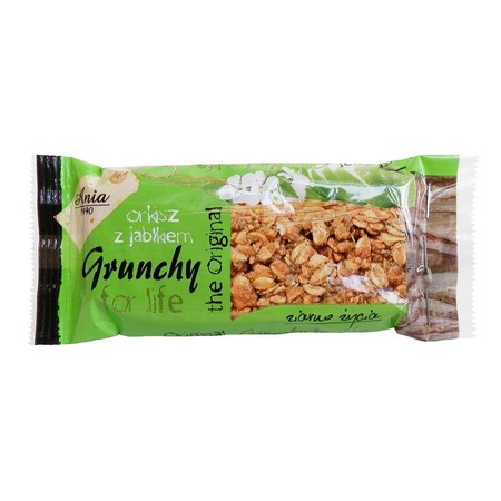 Baton Grunchy orkiszowy z jabłkiem 65 g