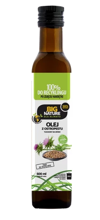 Big Nature Olej z ostropestu 500 ml 100%