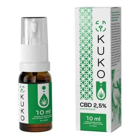 KUKO by Yango Olej konopny dla zwierząt 2,5 % CBD