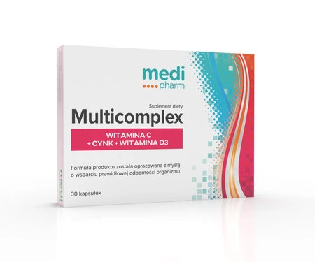 Medi Pharm Multicomplex Witaminy C+D+Cynk 30 kaps.