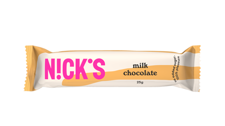 N!CK'S Nicks Baton Milk Chocolate bez cukru 25g