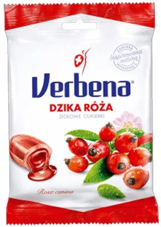 Verbena − Dzika róża, cukierki ziołowe − 60 g 