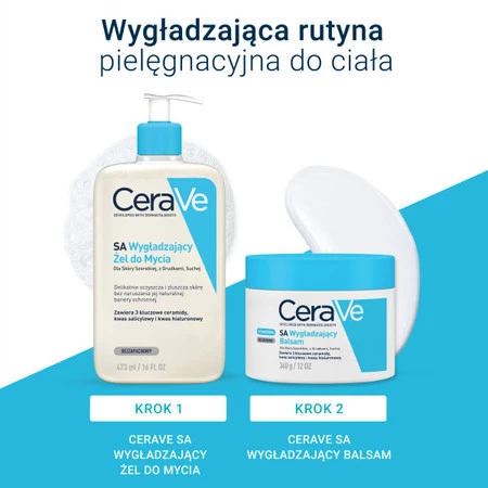 CeraVe SA – Wygładzający Balsam do ciała – 340 g