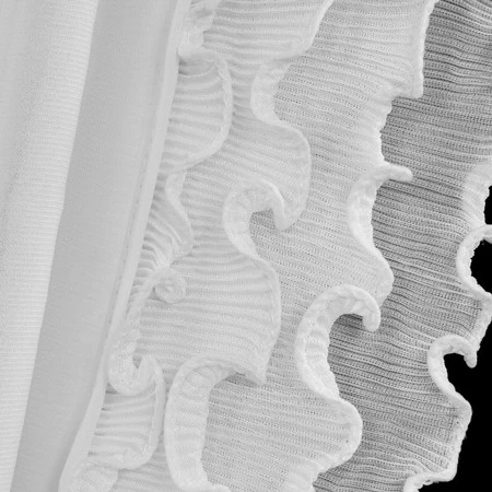 FIRANA GOTOWA LUISA NA TAŚMIE 140 X 270 CM BIAŁY