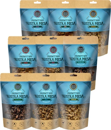 TRZYPSY Zachwyt Nad Kostką Mięsa Ryba 70g