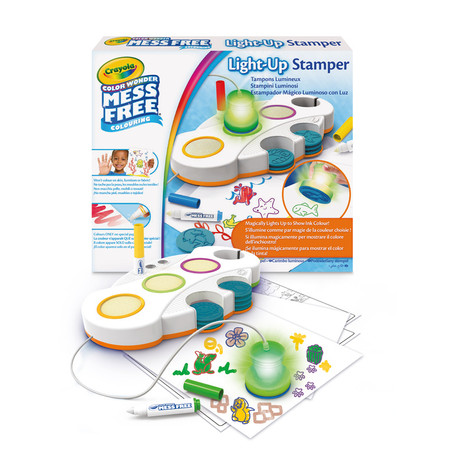 Crayola Podświetlane stemple dla dzieci niebrudzące Color Wonder Mess Free 3+