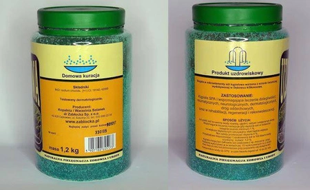 Zabłocka − Sól uzdrowiskowa zielona − 1.2 kg
