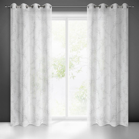 ZASŁONA GOTOWA FIORE 140 X 250 CM BIAŁY