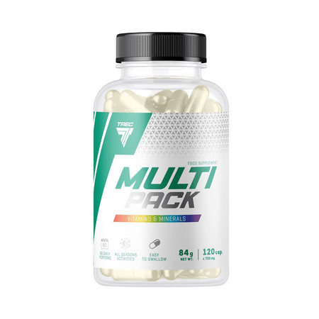 Trec MULTIPACK kompleks witamin i minerałów 120 kaps.