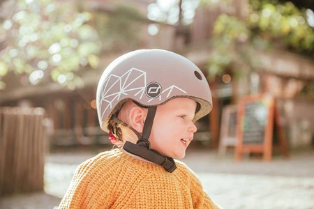 SCOOTANDRIDE Highwaykick 1 Lifestyle 2w1 Jeździk i hulajnoga z zamykanym schowkiem 1-5 lat Brown Lines