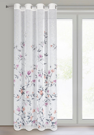 ZASŁONA GOTOWA ANTEA 140 X 250 CM BIAŁY