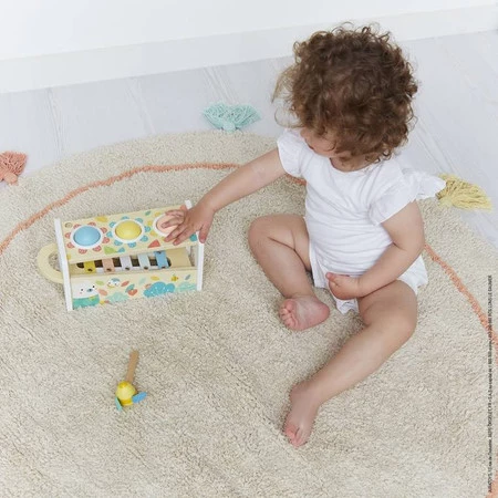 Janod Drewniane cymbałki z kulodromem Pure