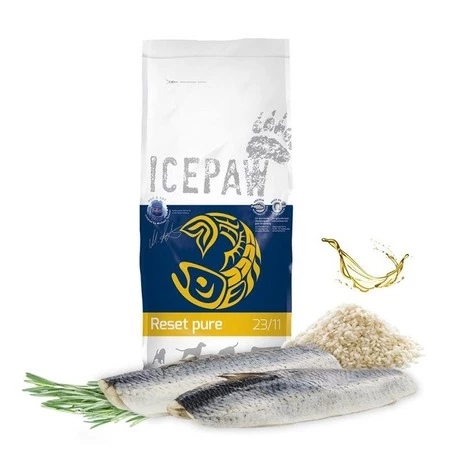 ICEPAW Reset Pure śledź karma dla psów z nietolerancją pokarmową (14 kg)